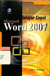Image of Belajar cepat Microsoft Word 2007